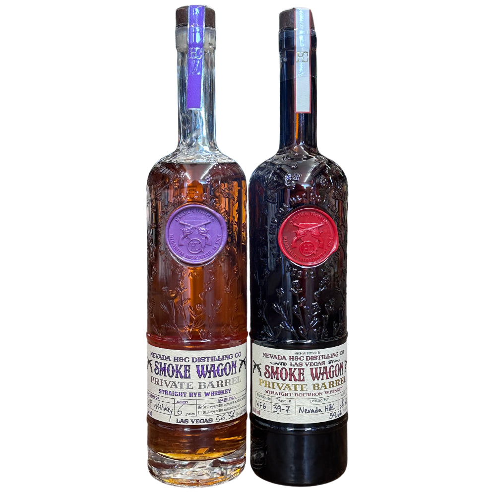 Smoke Wagon Private Barrel x Sip Whiskey Bundle Mission Trails Wine