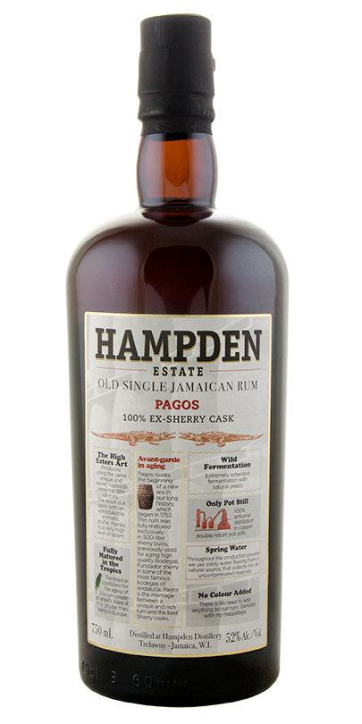 Hampden Estate Pagos Sherry Cask Single Jamaican Rum Rum Hampden Estate Rum 