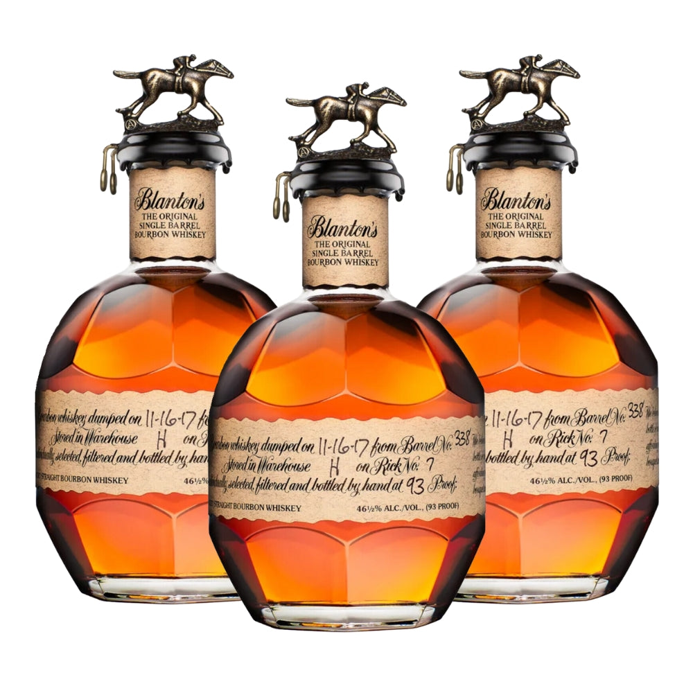 Blanton's Original Single Barrel 750ML 3pk Bundle Bourbon Blanton's Bourbon 