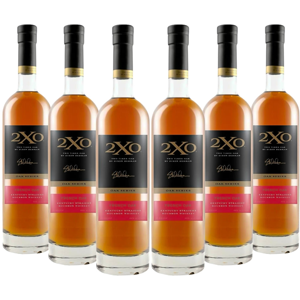 2XO Oak Series French Oak Kentucky Straight Bourbon 6pk Bourbon 2XO 