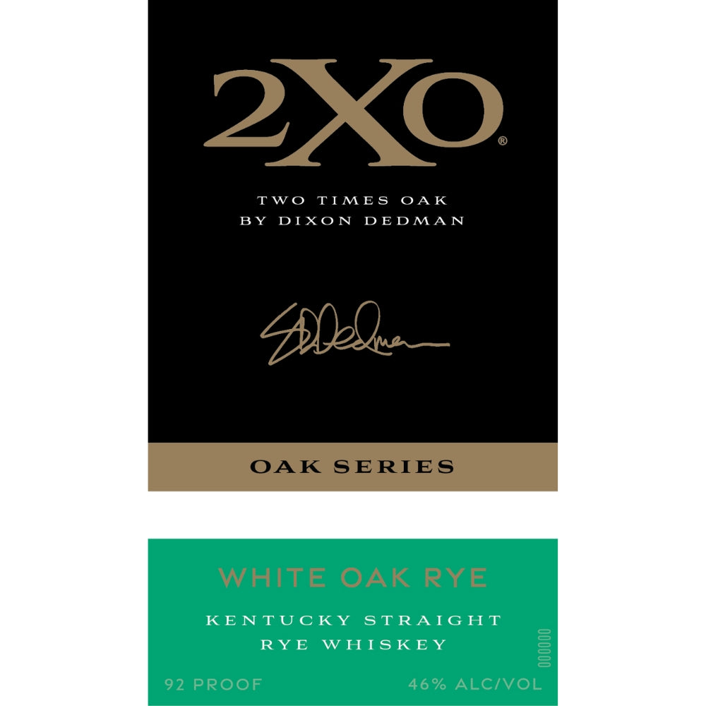 2XO Oak Series White Oak Rye Rye Whiskey 2XO Whiskey 