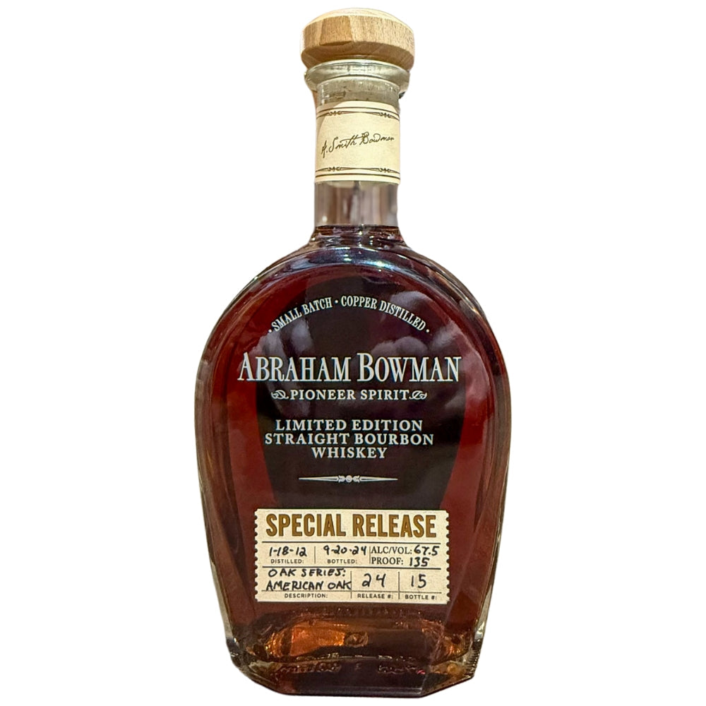 Abraham Bowman Oak Series: American Oak Bourbon A. Smith Bowman 