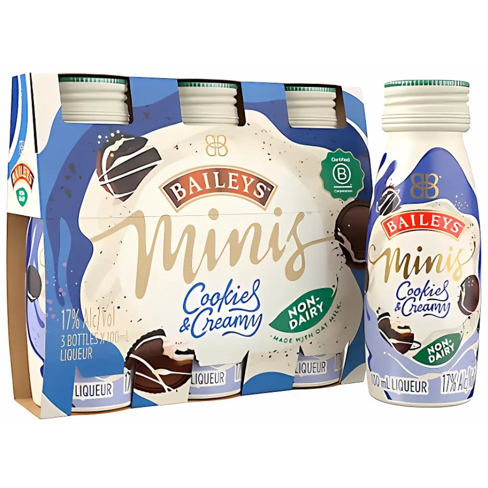 Baileys Minis Cookies & Creamy 100ml 3PK Liqueur Baileys 