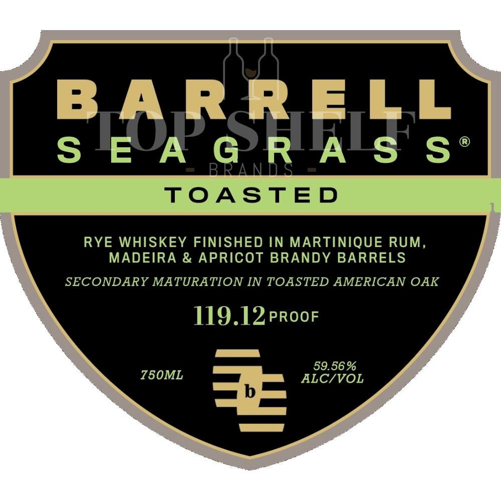 Barrel Seagrass Toasted Rye Whiskey Rye Whiskey Barrell Craft Spirits 