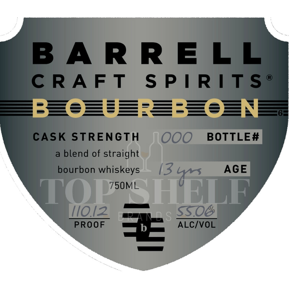 Barrell Craft Spirits Cask Strength 13 Year Old Bourbon Blended Whiskey Barrell Craft Spirits 