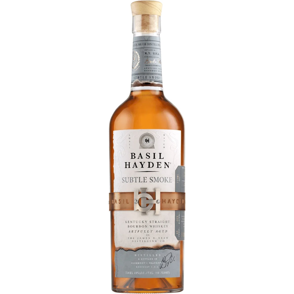 Basil Hayden Subtle Smoke Bourbon Kentucky Straight Bourbon Whiskey Basil Hayden's 