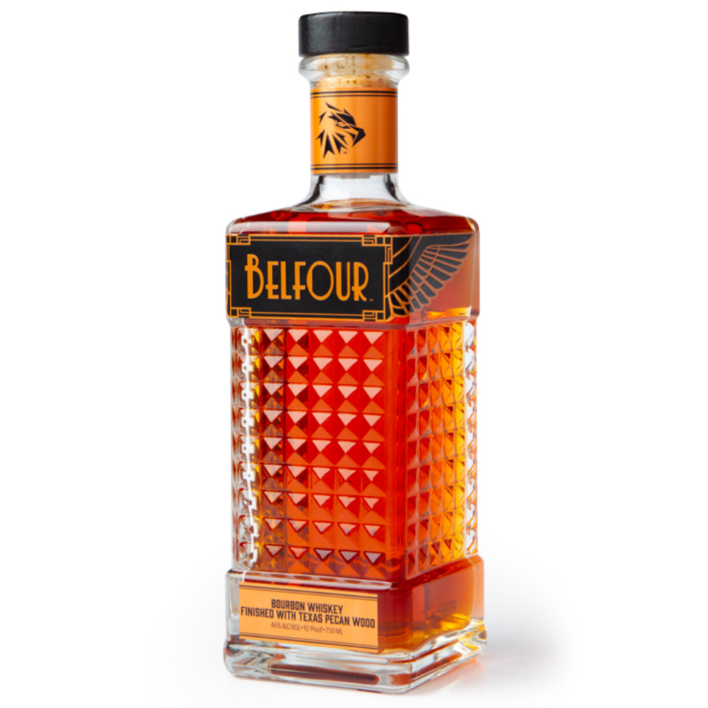 Belfour Bourbon Whiskey Finished with Texas Pecan Wood Bourbon Belfour Spirits 