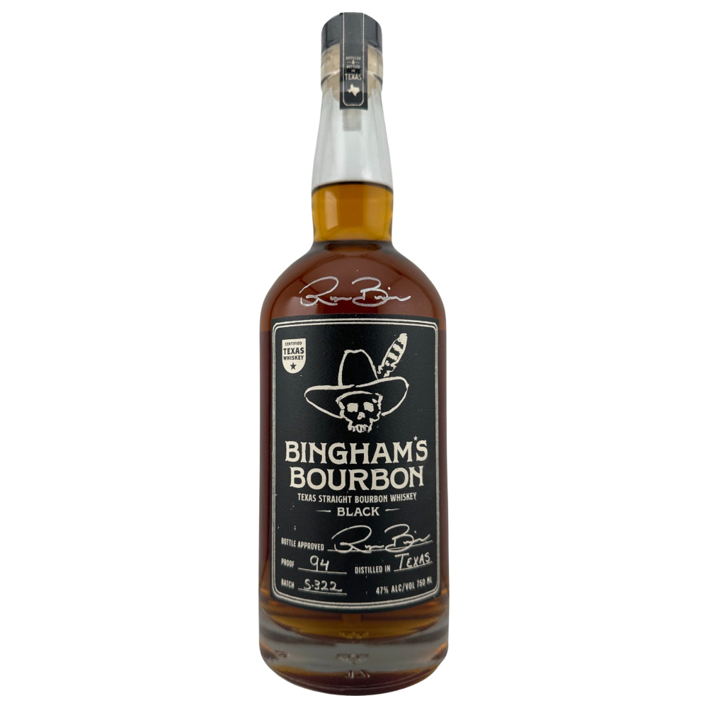 Bingham’s Bourbon Black 94 Proof W/ Laser Etched Commemorative Signature Bourbon Bingham Spirits 