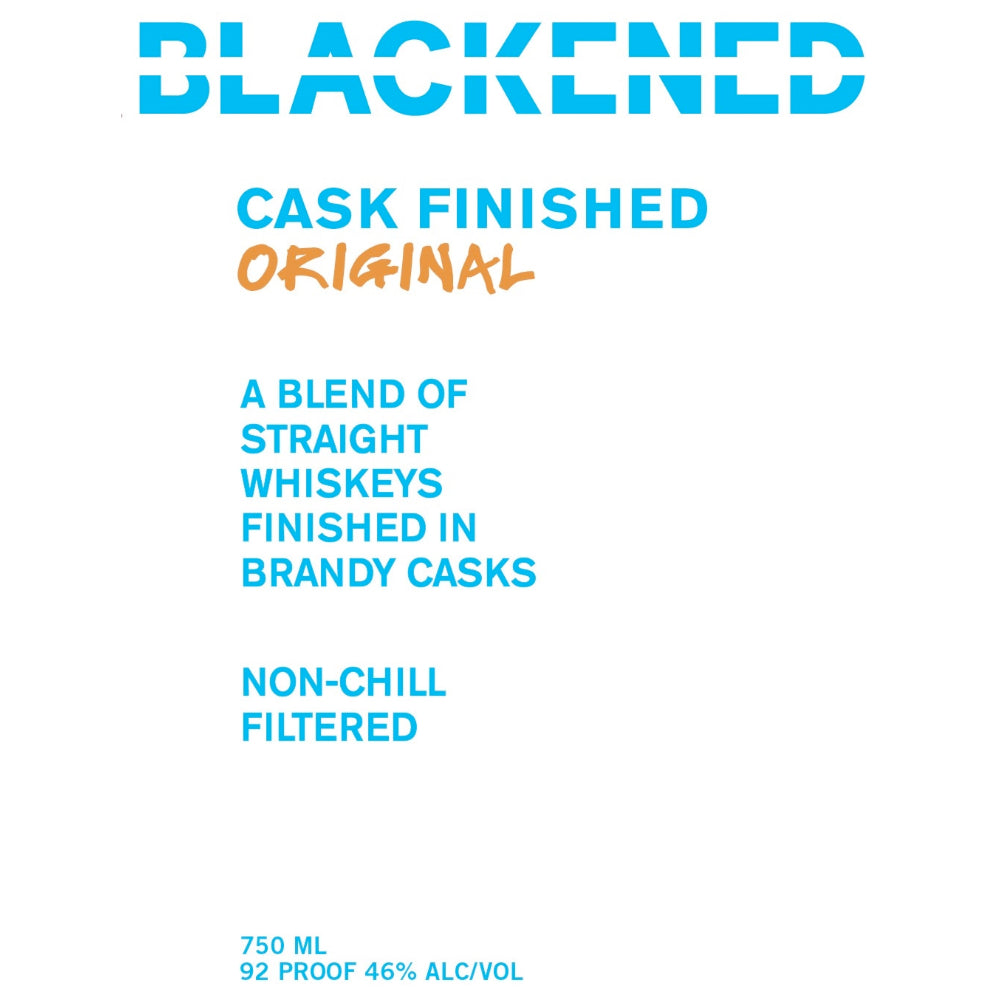 Blackened Cask Finished Original By Metallica