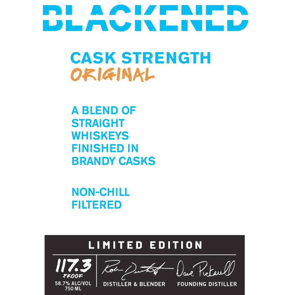 Blackened Cask Strength Original By Metallica