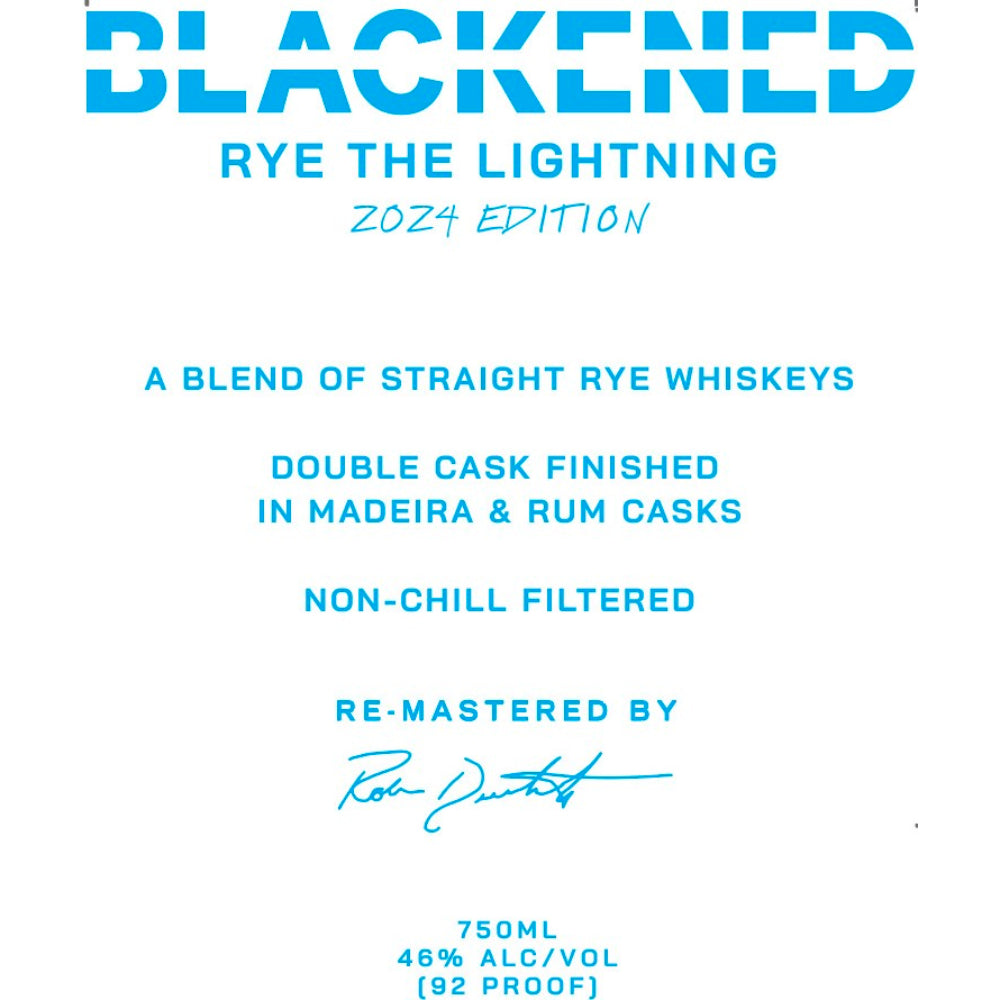 Blackened Rye The Lightning 2024 Edition