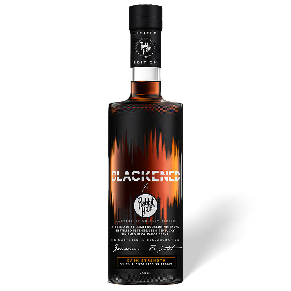 Blackened X Rabbit Hole Cask Strength Bourbon By Metallica Bourbon Rabbit Hole Distillery 