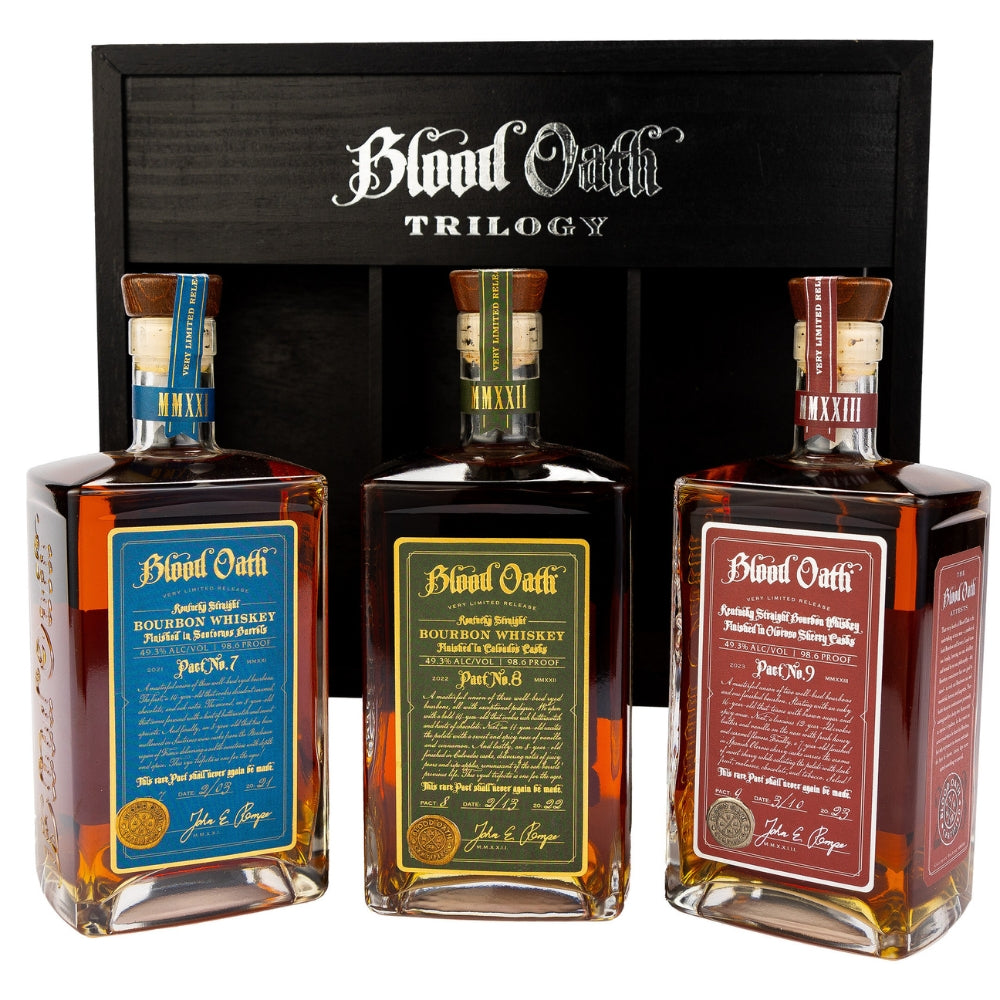 Blood Oath Trilogy Collection Third Edition Bourbon Whiskey Lux Row Distillers 