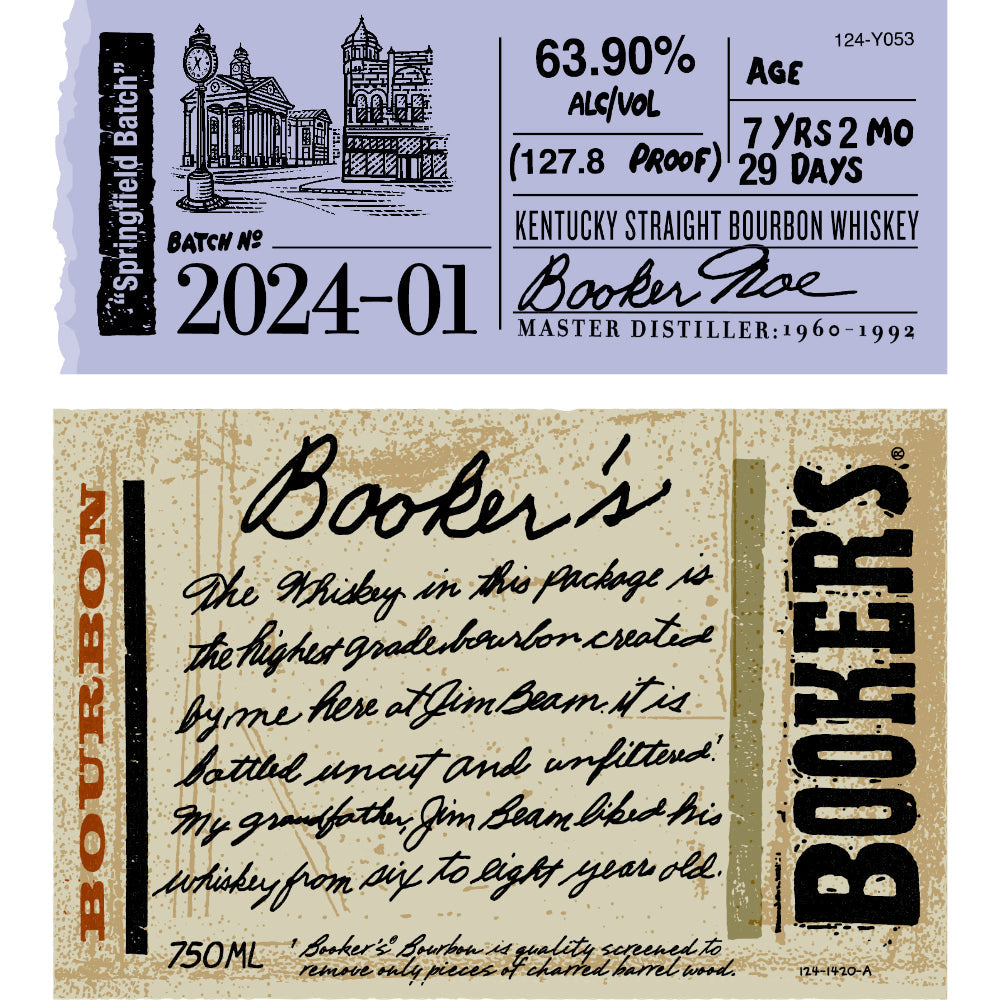 Booker's Bourbon “Springfield Batch” 2024-01