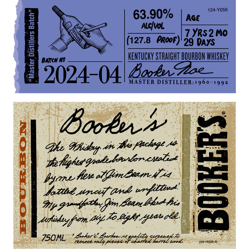 Booker's Bourbon “Master Distiller’s Batch” 2024-04