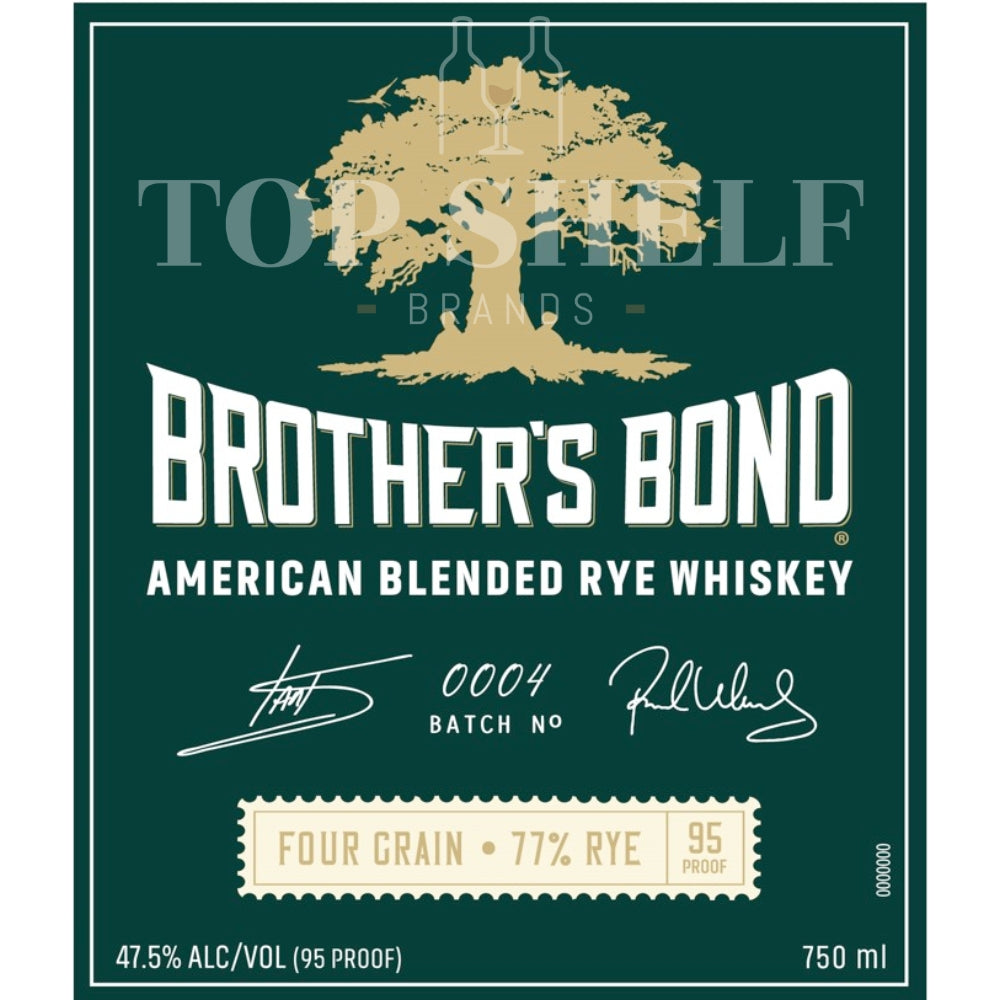 Brother’s Bond American Blended Rye Batch #4 Rye Whiskey Brother's Bond Distilling Company 