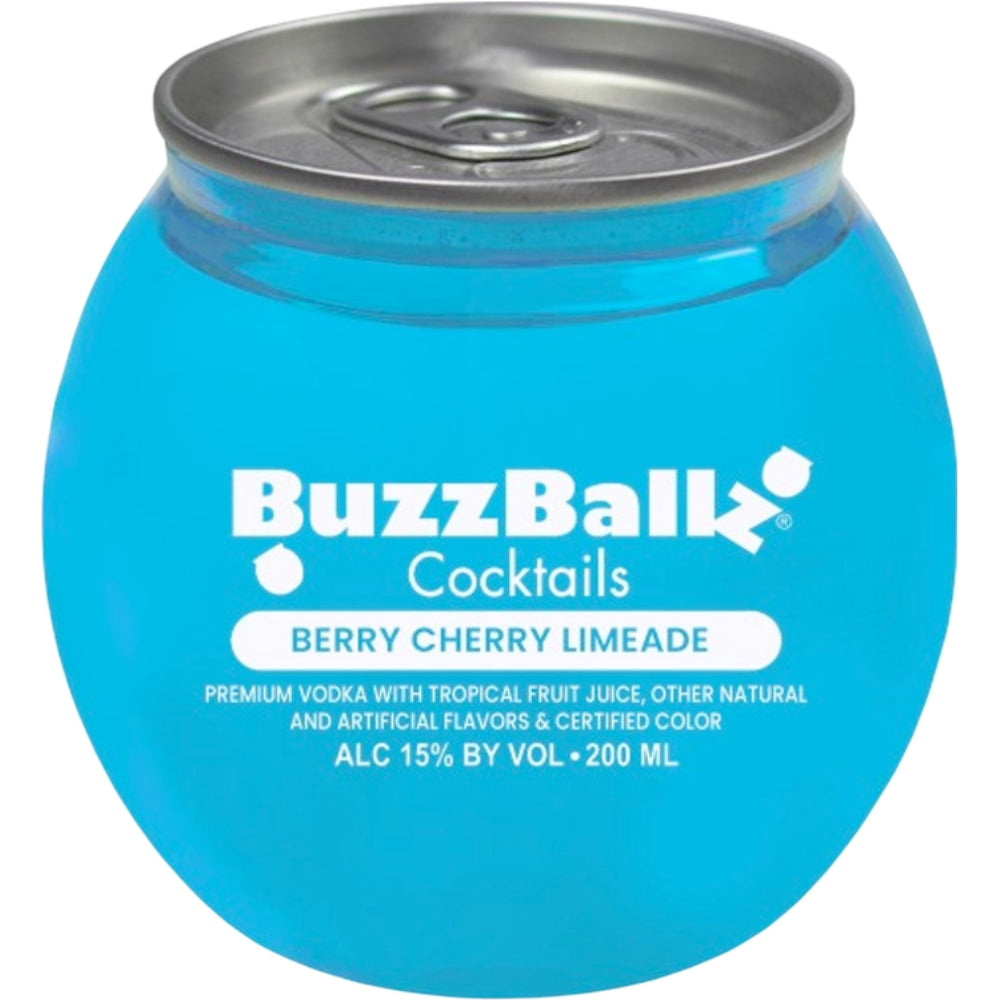 Buzzballz Berry Cherry Limeade Pre-Mixed Cocktails 4pk