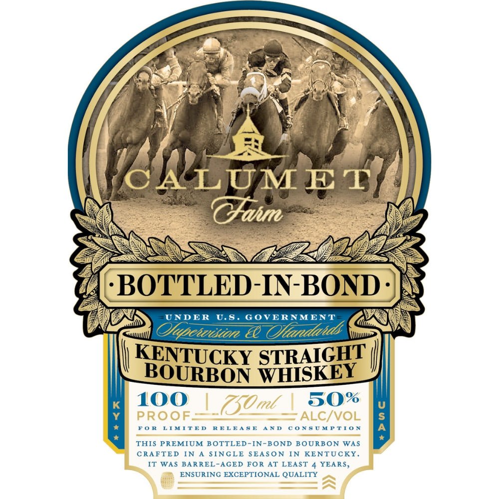 Calumet Farm Bottled in Bond Kentucky Straight Bourbon Bourbon Calumet Farm 