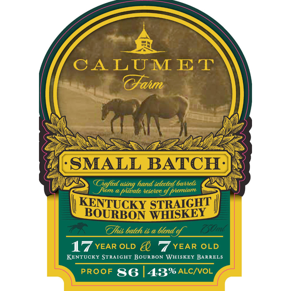 Calumet Farm Small Batch 17 Year Old & 7 Year Old Blended Bourbon
