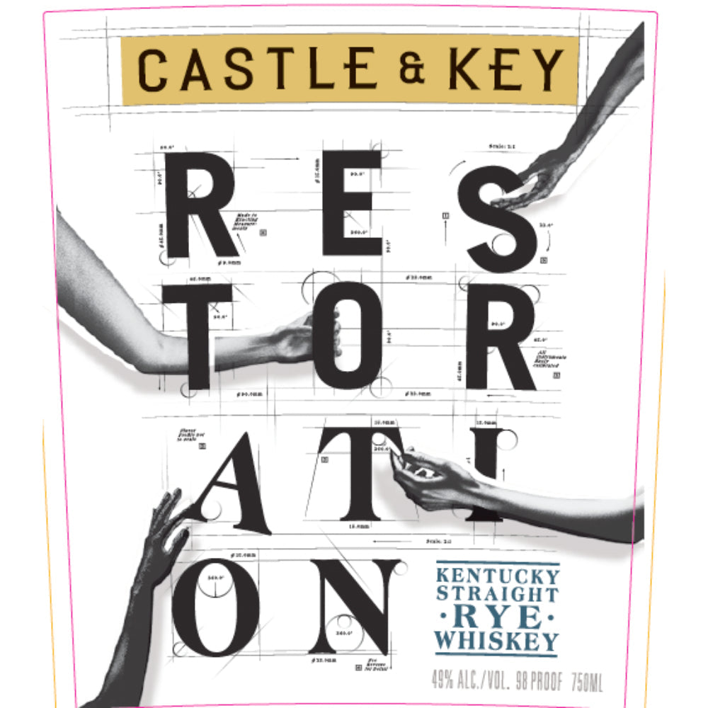 Castle & Key Restoration Kentucky Rye Whiskey 2024 Release