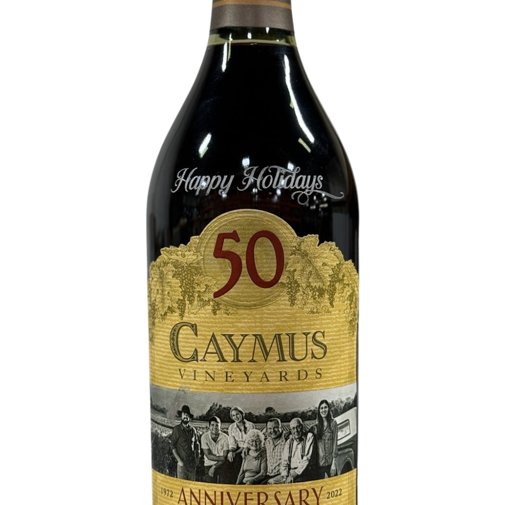 Caymus 50th Anniversary Napa Valley Cabernet Sauvignon 2022 - Holiday Engraving Edition Wine Caymus Vineyards 