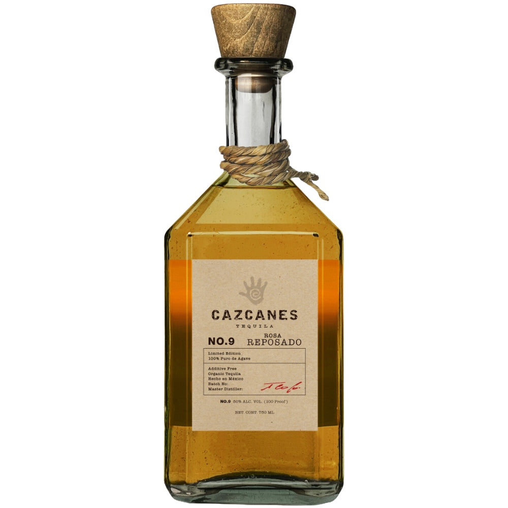 Cazcanes No. 9 Rosa Reposado Limited Edition 100 Proof Tequila Cazcanes Tequila 