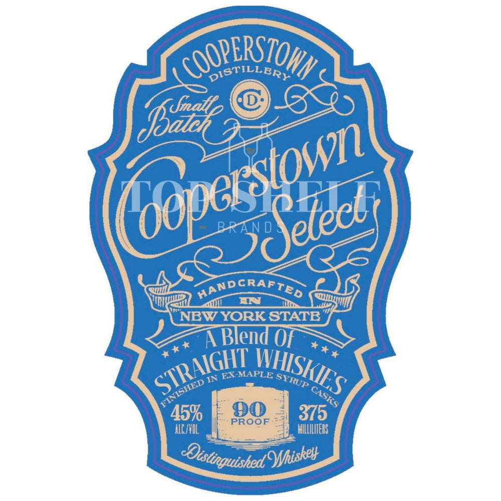 Cooperstown Select Bourbon Finished in Maple Syrup Casks Blended Whiskey Cooperstown Distillery 