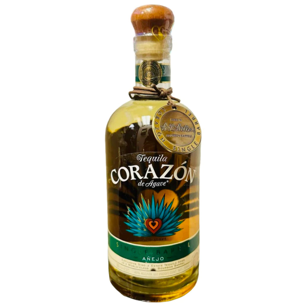 Corazon Single Barrel Anejo Aged in W.L. Weller Bourbon Barrels Tequila Corazon Tequila 