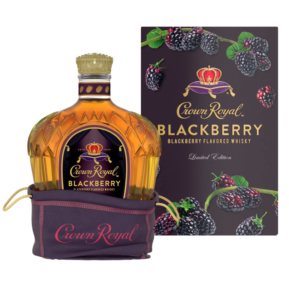 Crown Royal Blackberry Flavored Whisky Flavored Whiskey Crown Royal 