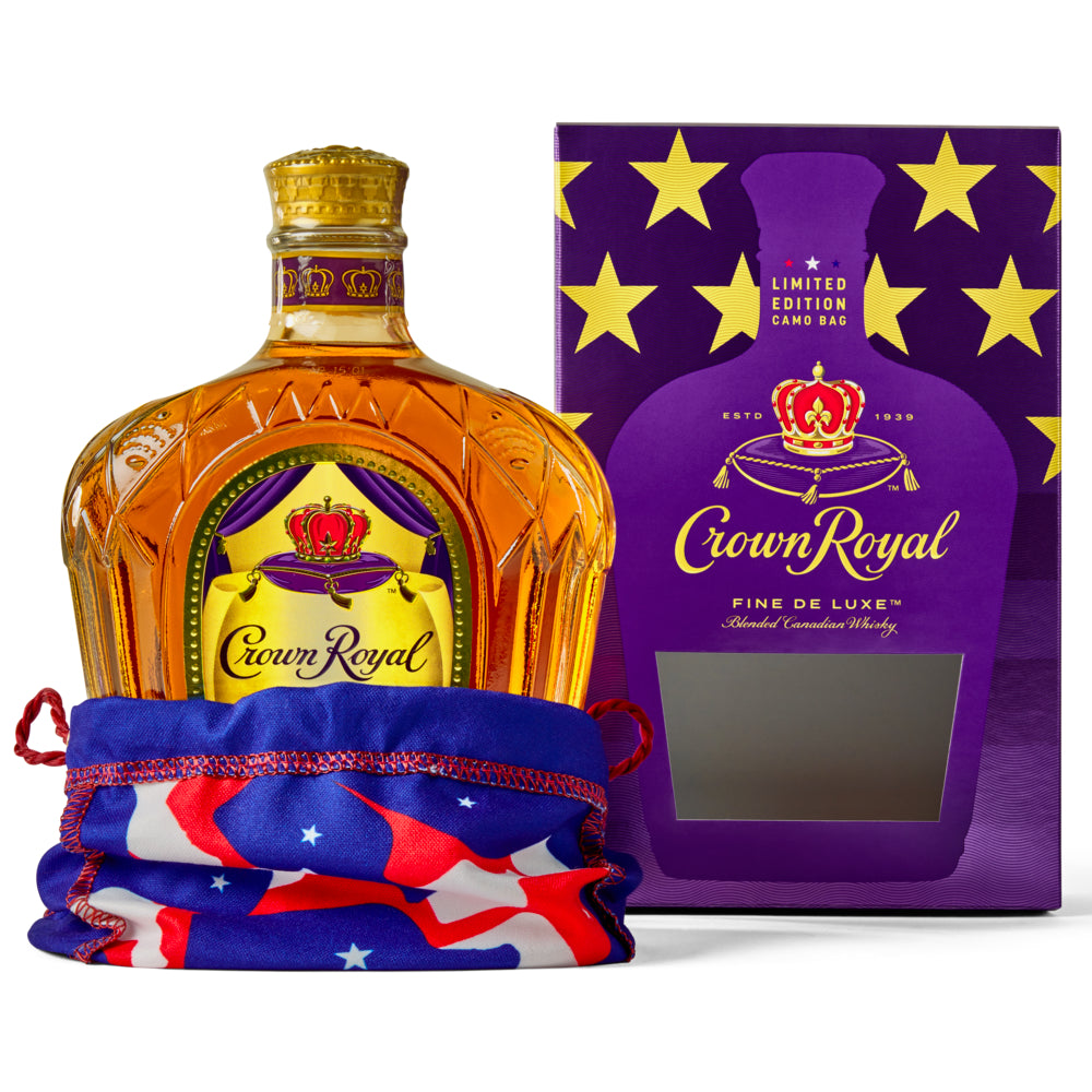 Crown Royal Limited Edition Camo Bag Canadian Whisky Crown Royal 