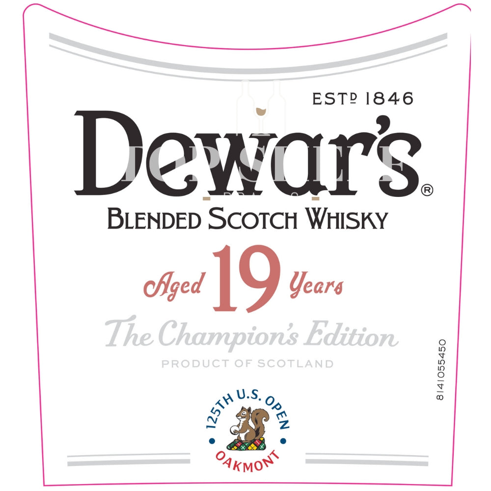 Dewar's 19 Year Old US Open The Champions Edition 2025 Scotch Dewar's 