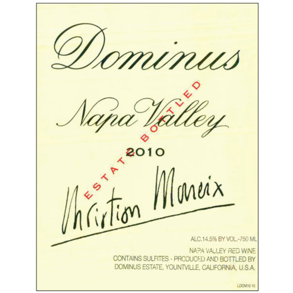 Dominus Estate Napa Valley 2010 750ml