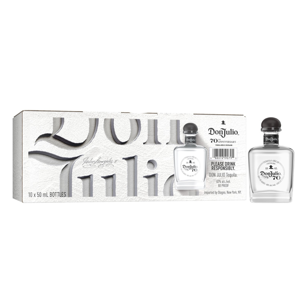 Don Julio 70 Añejo Claro Tequila 50ml 10PK Tequila Don Julio Tequila 