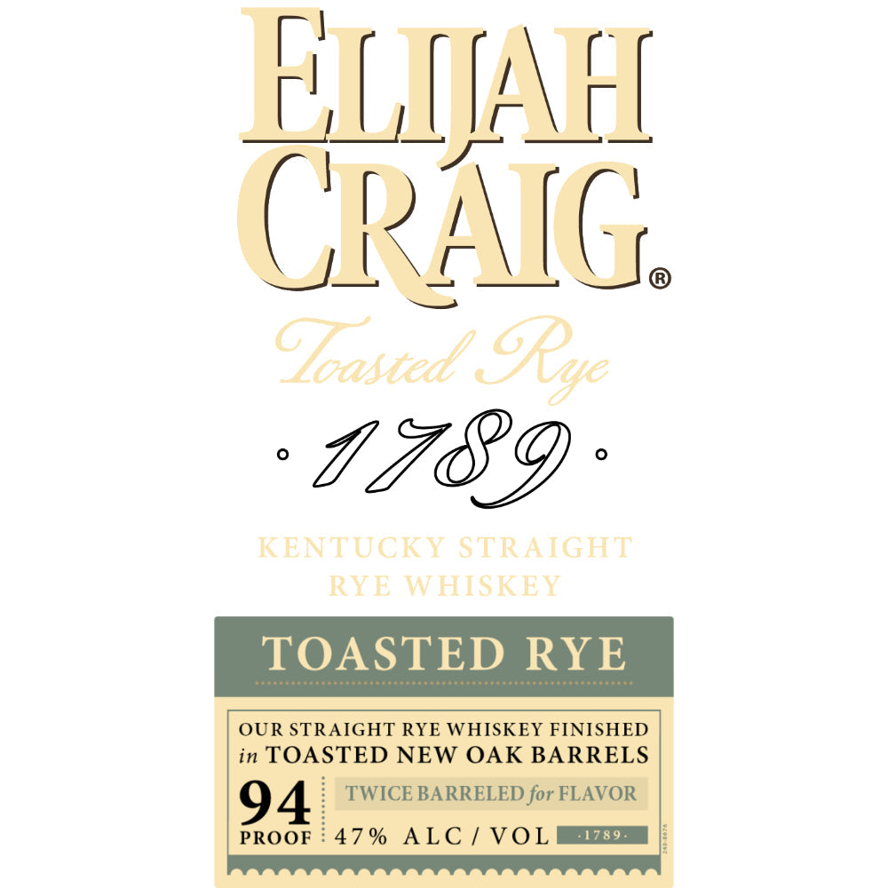 Elijah Craig Toasted Rye