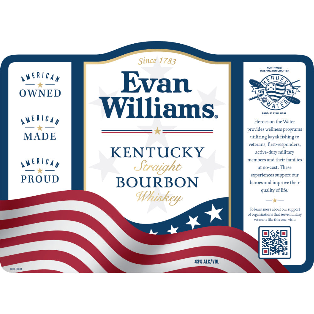 Evan Williams Heroes on the Water Straight Bourbon