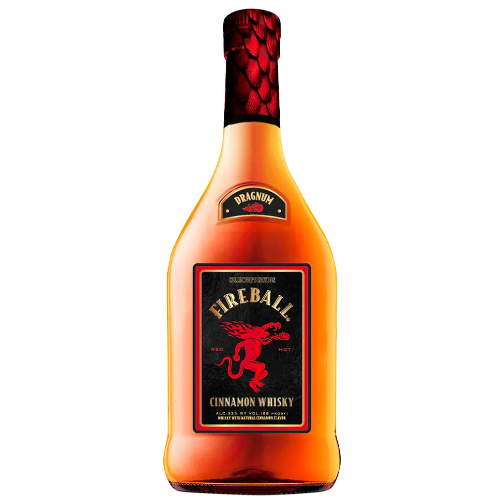 Fireball Dragnum Collector’s Edition Cinnamon Whisky 1.75L Flavored Whiskey Fireball 