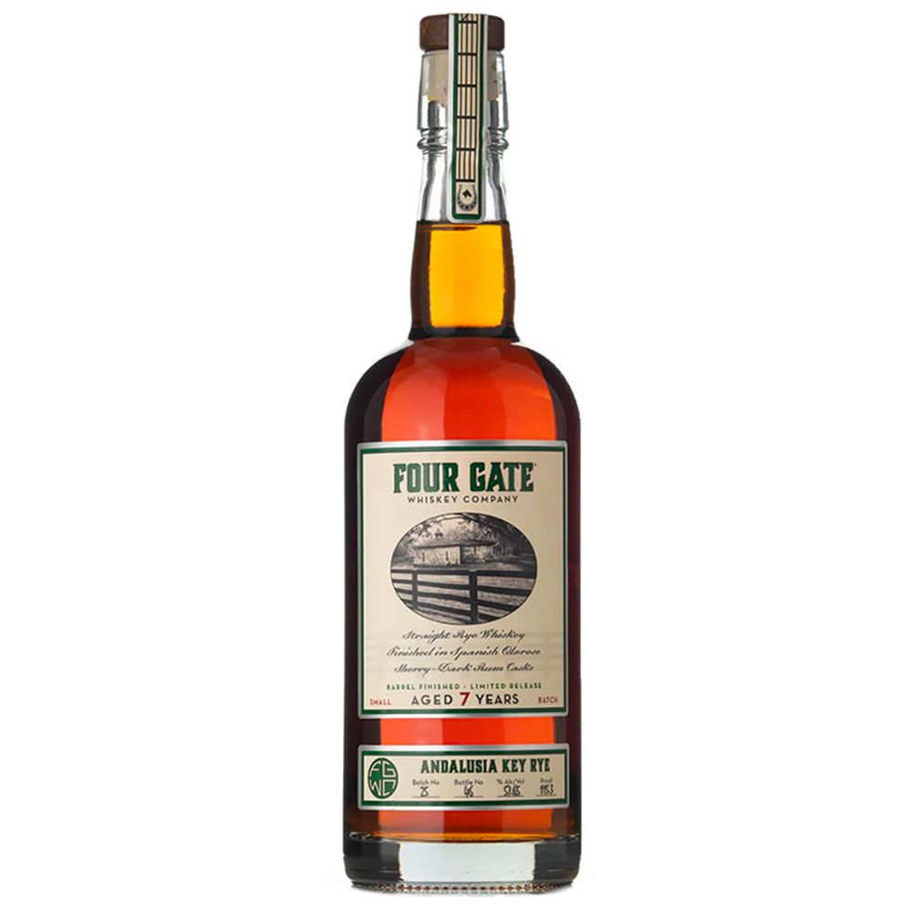 Four Gate 7 Year Old Andalusia Key Rye Rye Whiskey Four Gate Whiskey 