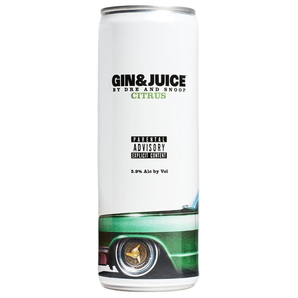 Gin & Juice Citrus by Dre and Snoop Canned Cocktails Gin & Juice 