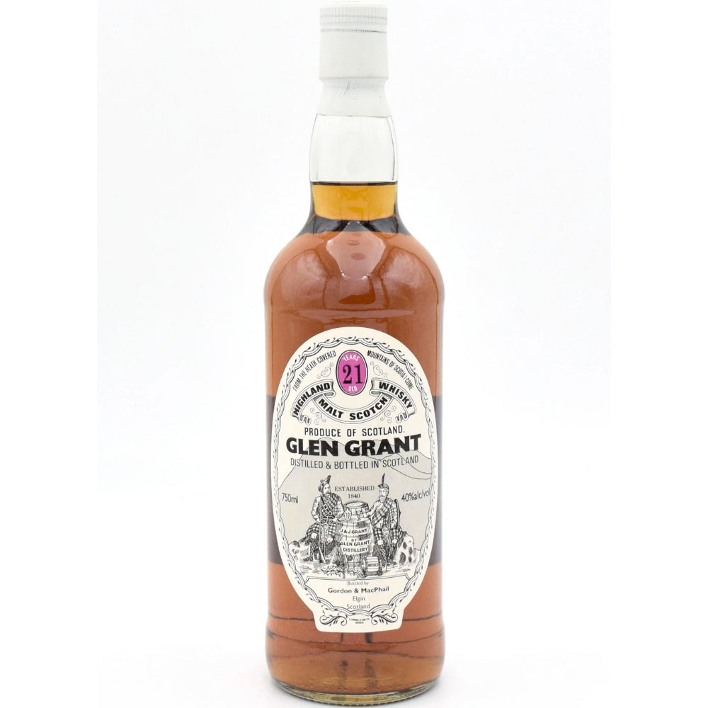 Glen Grant Gordan & MacPhail 21 Year Old Scotch Whisky 1970s Bottling Scotch Gordon & Macphail 