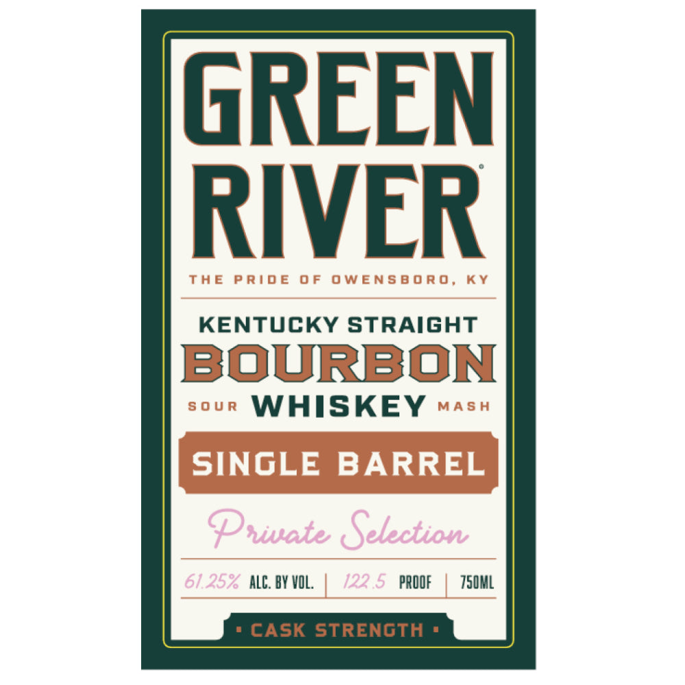 Green River Private Selection Cask Strength Single Barrel Bourbon