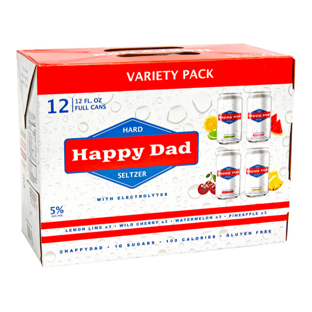 Happy Dad Hard Seltzer Variety 12PK Hard Seltzer Happy Dad 