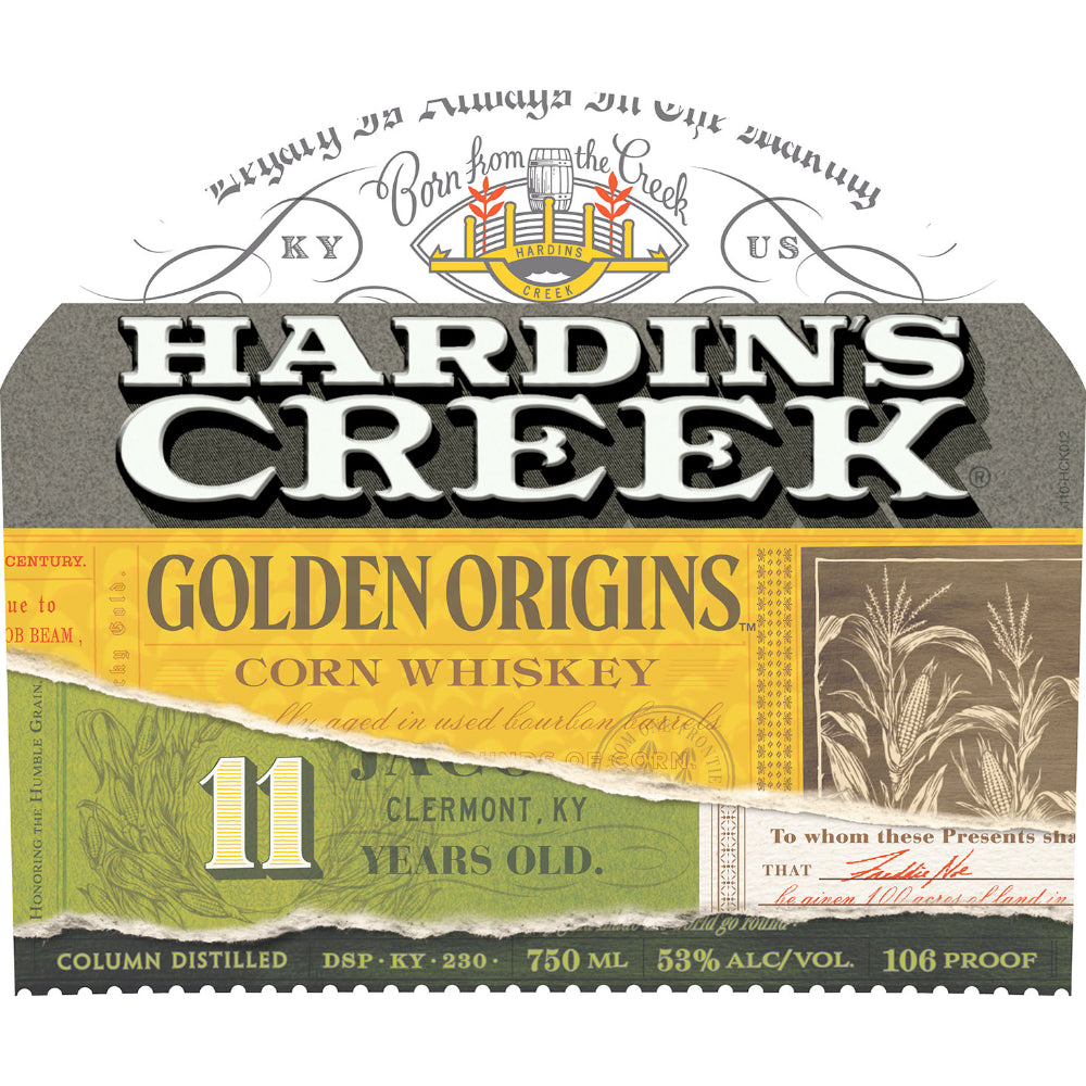 Hardin’s Creek Golden Origins 11 Year Old Corn Whiskey