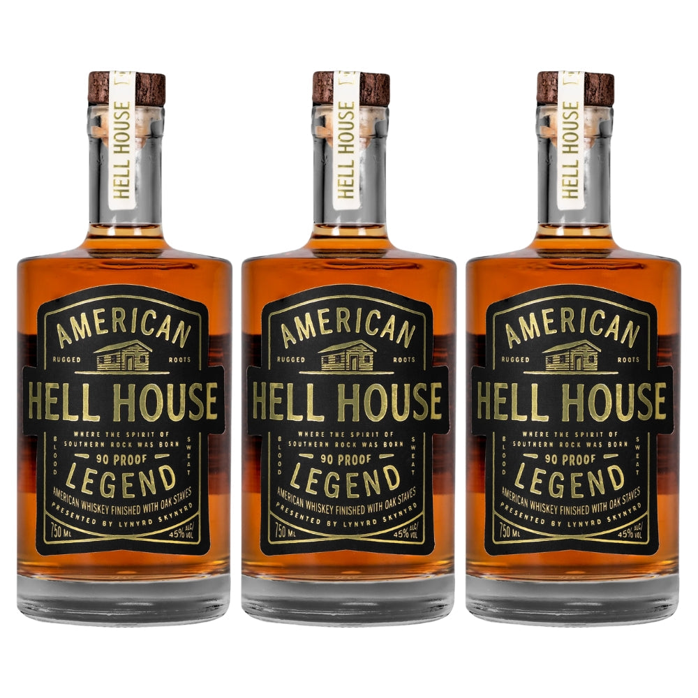 Hell House American Whiskey by Lynyrd Skynyrd 3pk American Whiskey Hell House Whiskey 