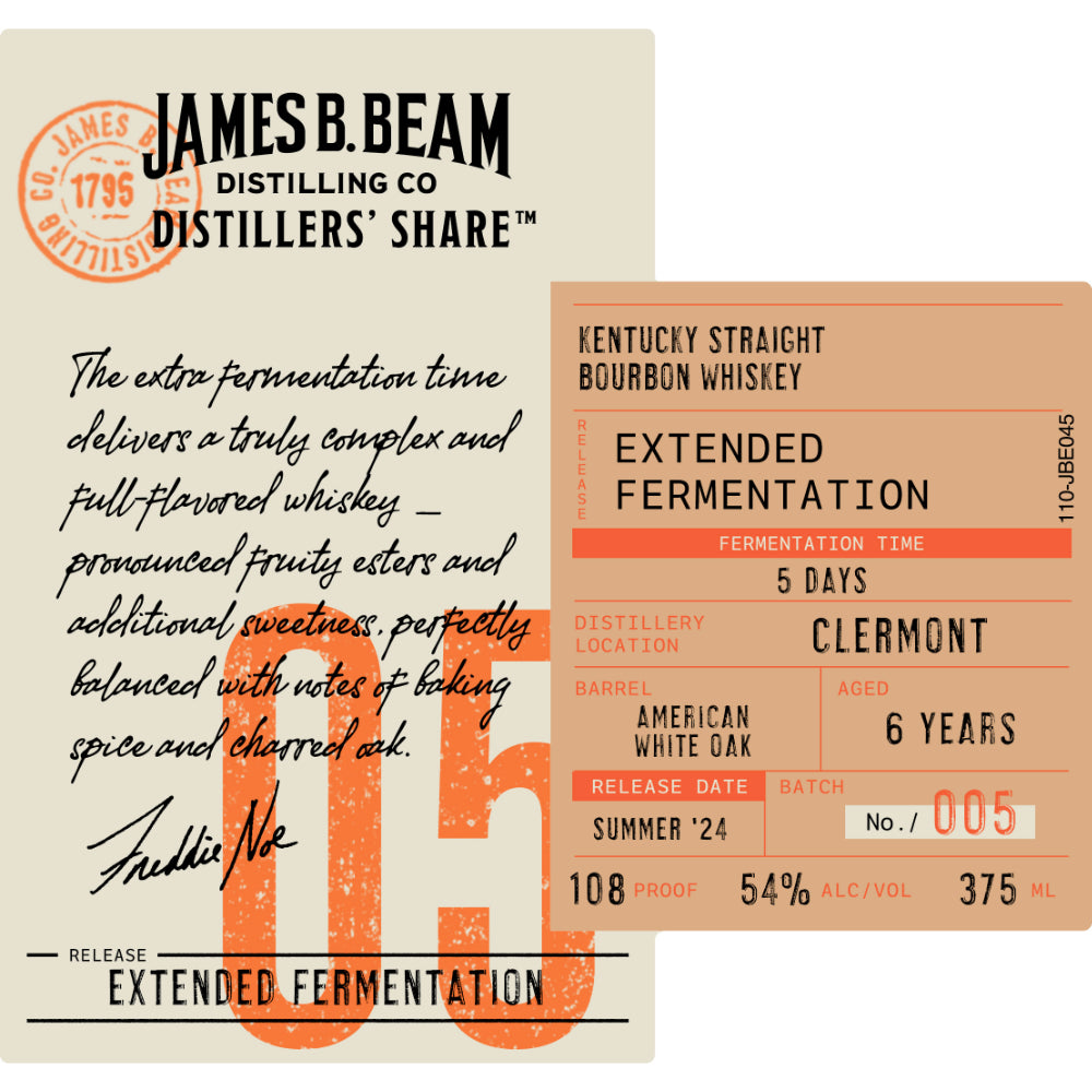 James B. Beam Distillers' Share 05 Extended Fermentation