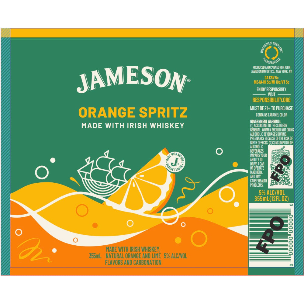 Jameson Orange Spritz Canned Cocktail