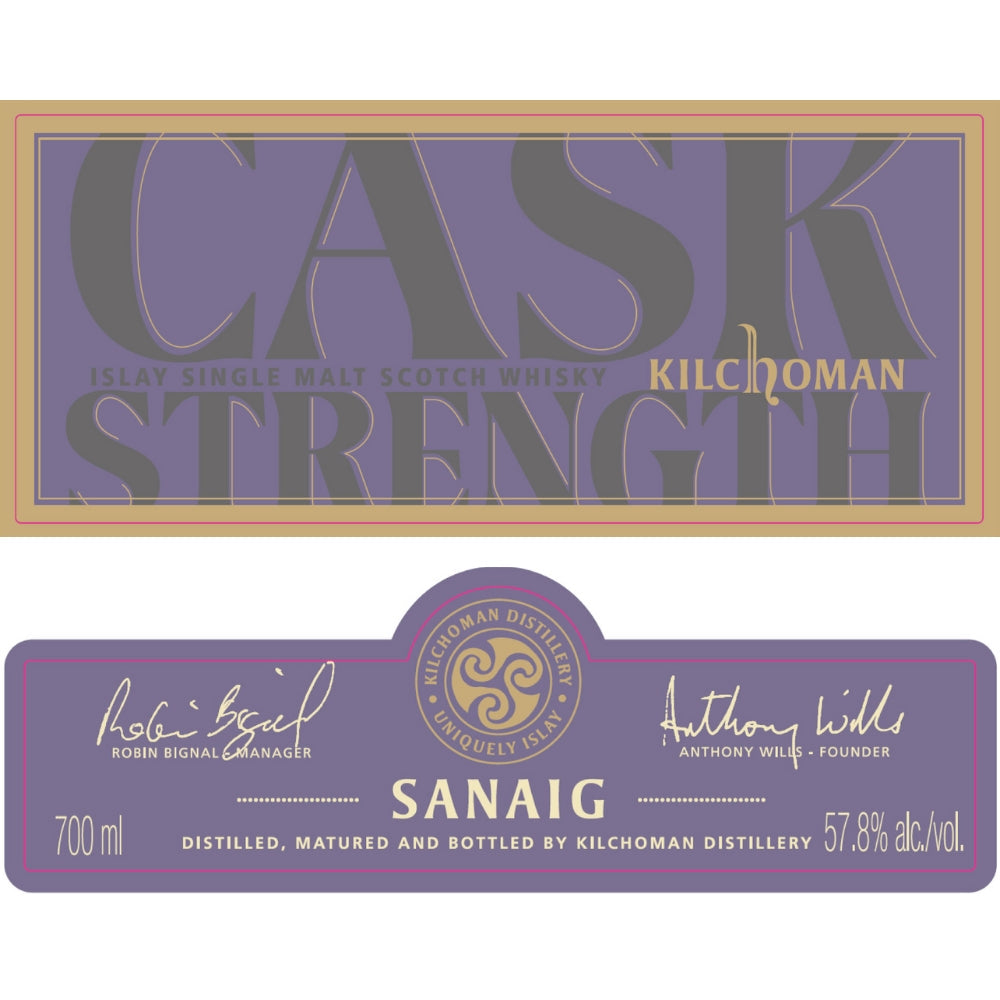 Kilchoman Sanaig Cask Strength Scotch Kilchoman 