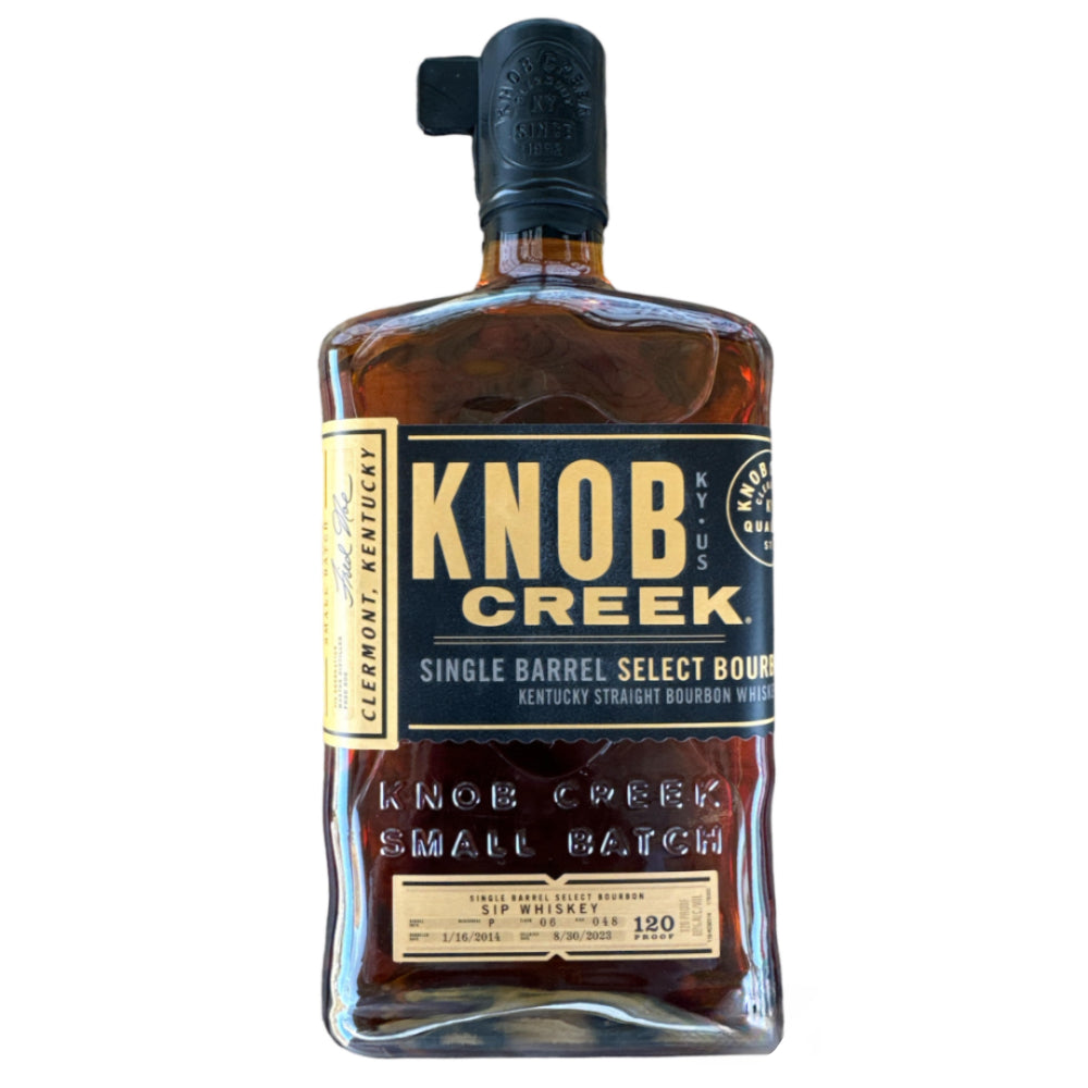 Knob Creek Single Barrel Select By Sip Whiskey Bourbon Knob Creek 