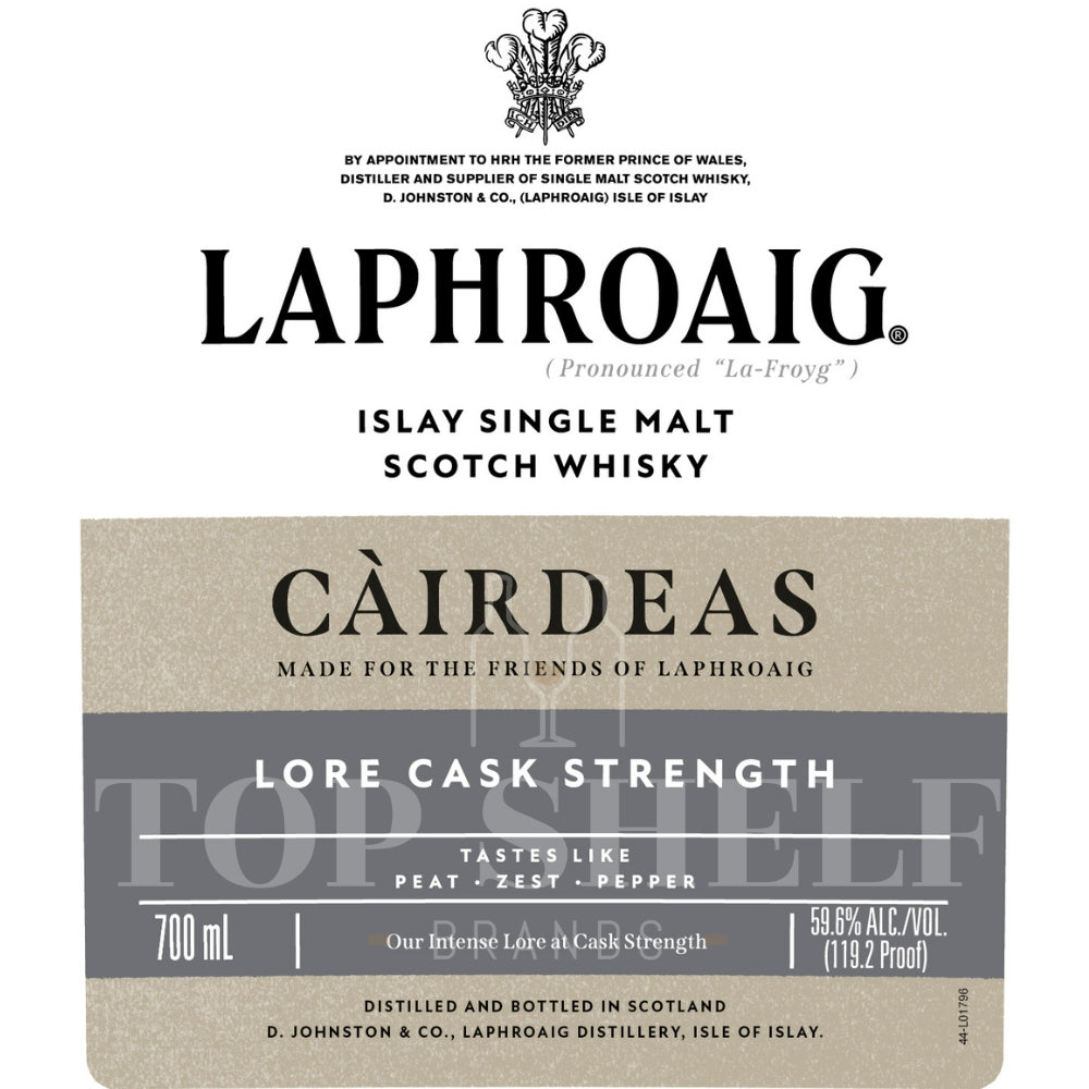 Laphroaig Càirdeas 2024 Lore Cask Strength Scotch Laphroaig 