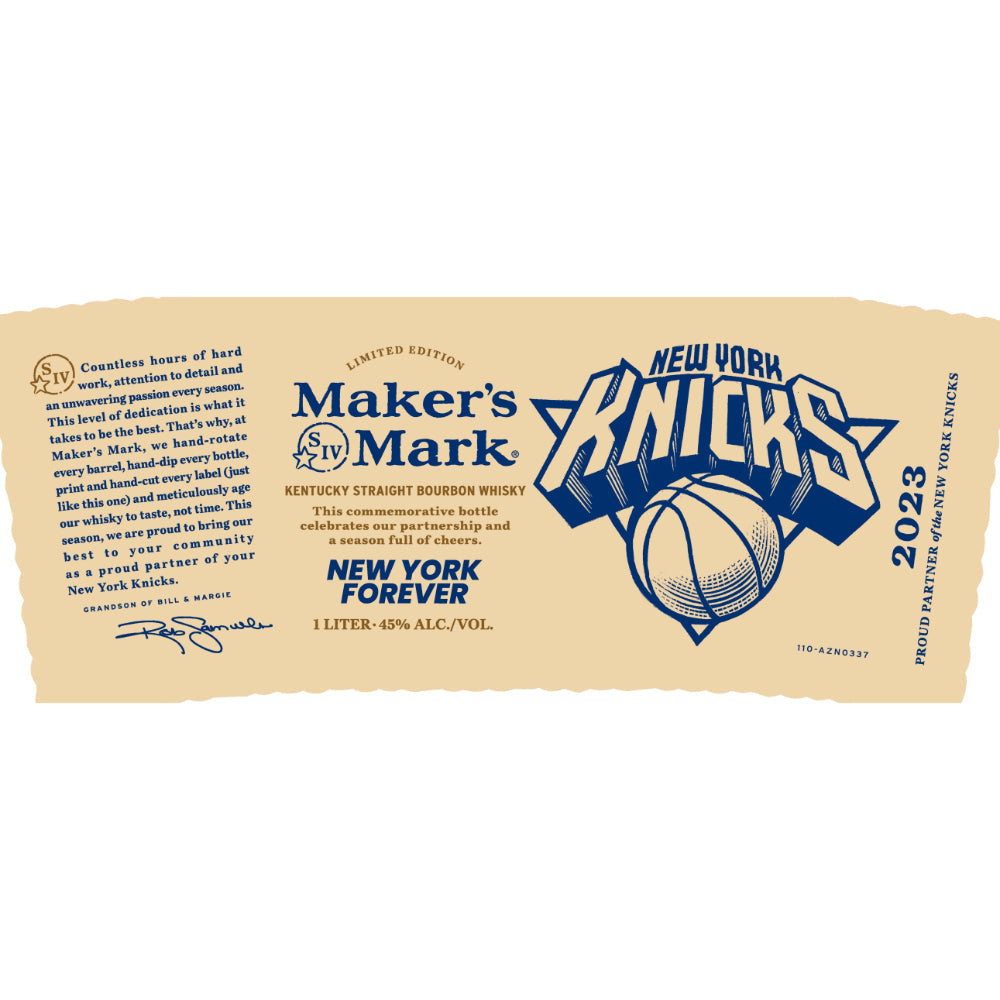 Maker’s Mark New York Knicks Limited Edition 2023