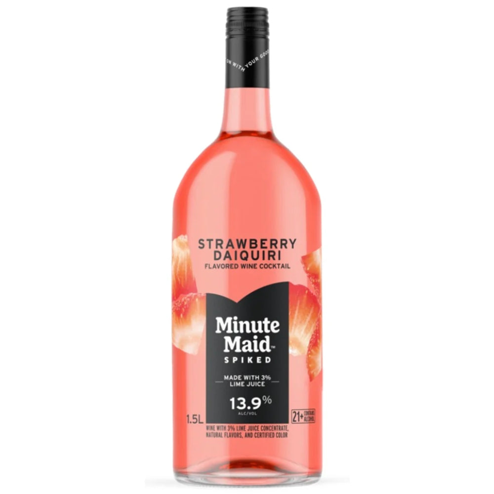 Minute Maid Spiked Strawberry Daiquiri Flavored Wine Cocktail Ready-To-Drink Cocktails Minute Maid Spiked 